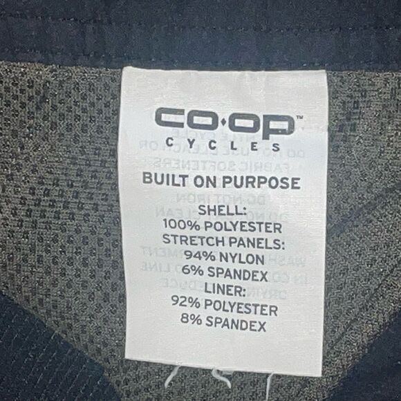 REI Co-Op Cycling Shorts Womens‎ XL Black Lightweight Padded Bicycle Zip Pockets - Picture 8 of 16